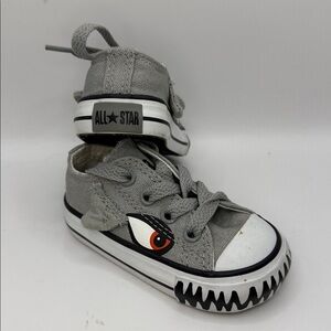 Converse Shark Low Top Limestone Orange Gray Size 3 Infant Chick Taylor All Star